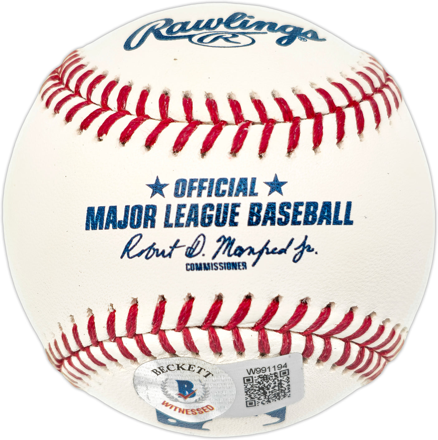 George Foster Autographed Official MLB Baseball Cincinnati Reds "75-76 WSC" Beckett BAS Witness #W991194