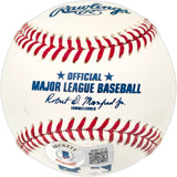George Foster Autographed Official MLB Baseball Cincinnati Reds "75-76 WSC" Beckett BAS Witness #W991212