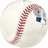 George Foster Autographed Official MLB Baseball Cincinnati Reds "75-76 WSC" Beckett BAS Witness #W991212