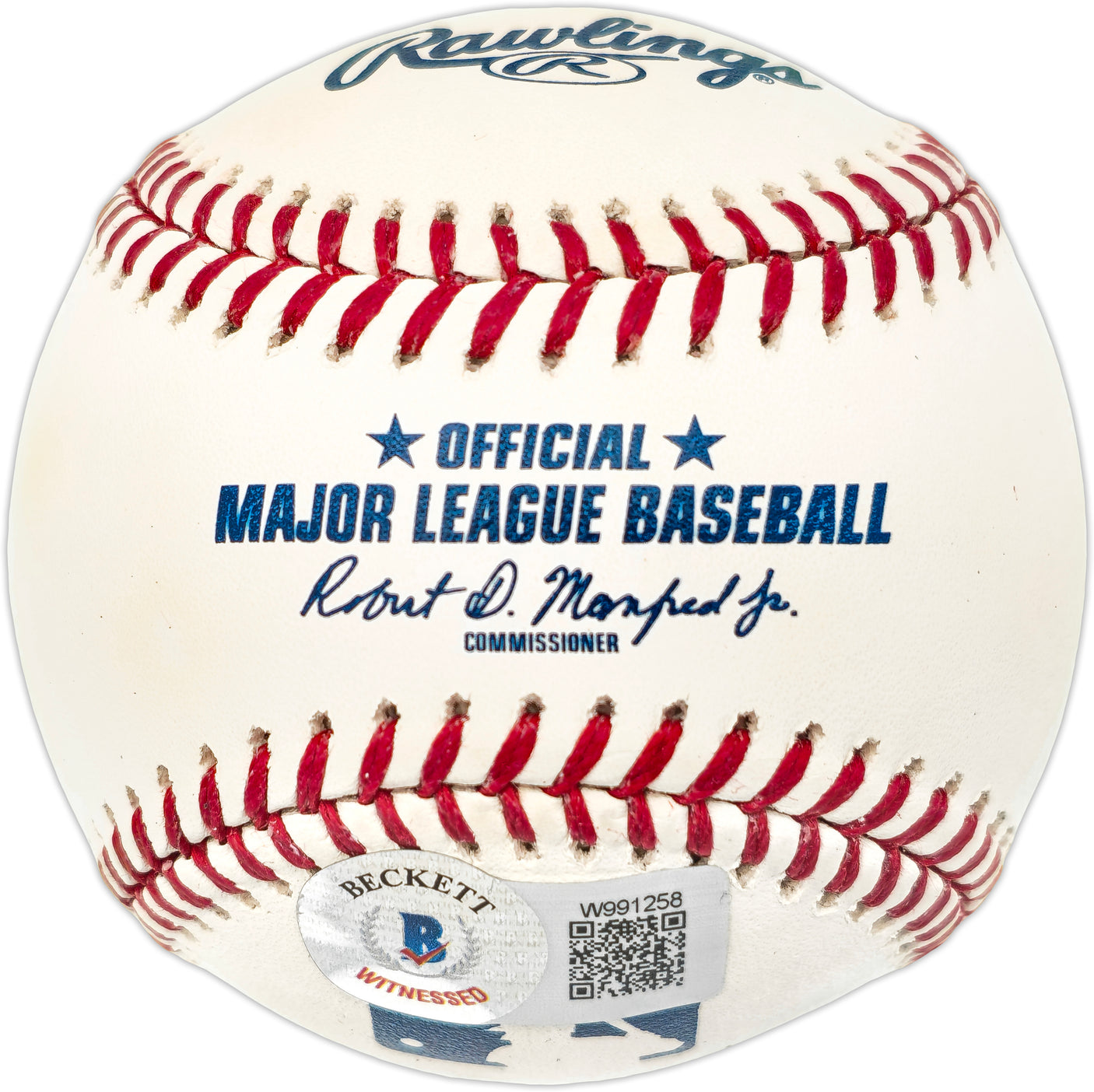 George Foster Autographed Official MLB Baseball Cincinnati Reds "Big Red Machine" Beckett BAS Witness #W991258