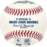 George Foster Autographed Official MLB Baseball Cincinnati Reds "Big Red Machine" Beckett BAS Witness #W991258