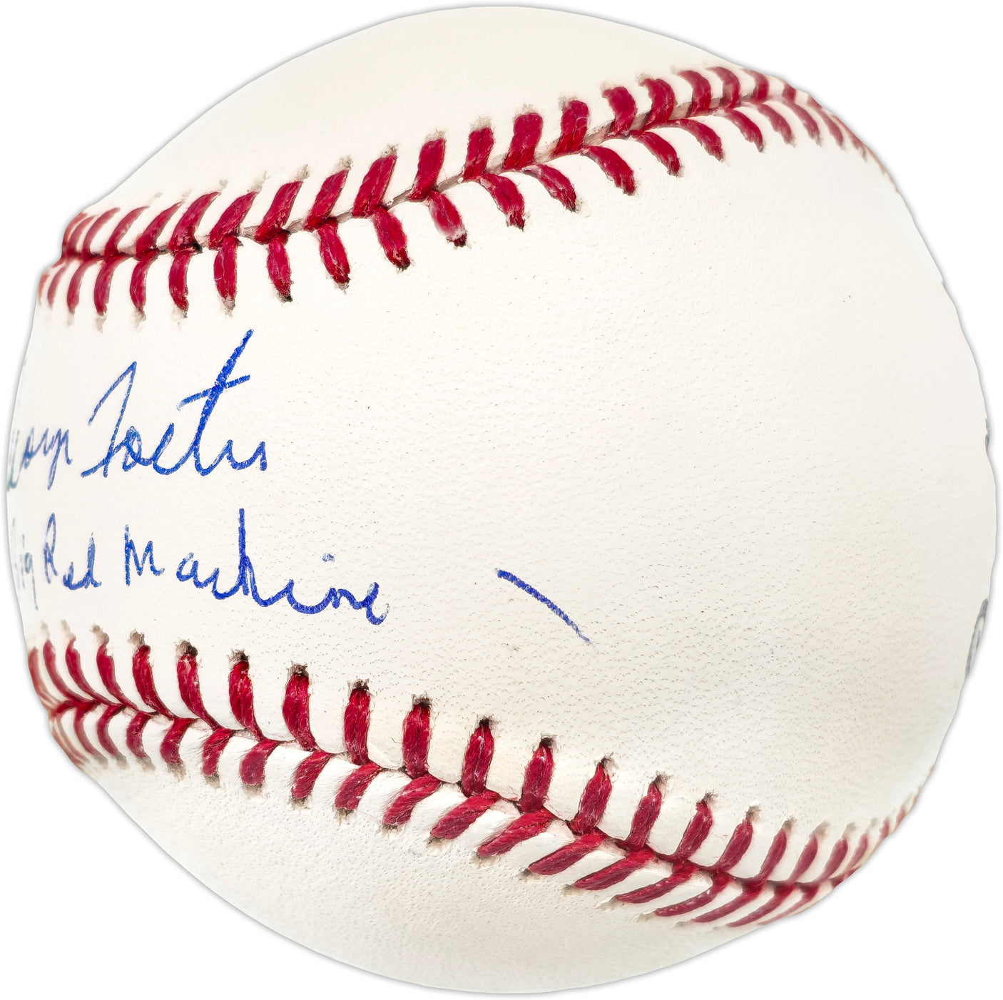 George Foster Autographed Official MLB Baseball Cincinnati Reds "Big Red Machine" Beckett BAS Witness #W991313