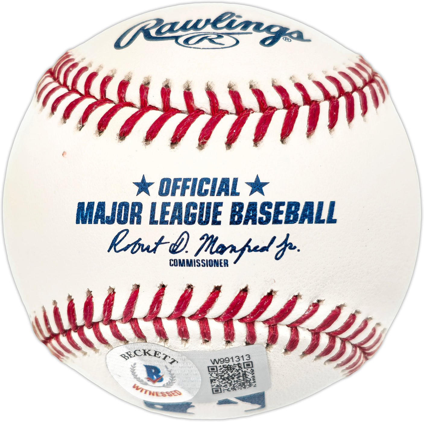 George Foster Autographed Official MLB Baseball Cincinnati Reds "Big Red Machine" Beckett BAS Witness #W991313