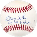 George Foster Autographed Official MLB Baseball Cincinnati Reds "Big Red Machine" Beckett BAS Witness #W991274