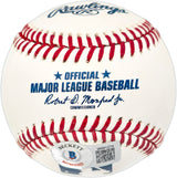 George Foster Autographed Official MLB Baseball Cincinnati Reds "Big Red Machine" Beckett BAS Witness #W991274