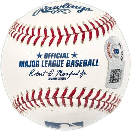 Scott Rolen Autographed Official MLB Baseball St. Louis Cardinals "97 NL ROY" Beckett BAS Witness #W397972