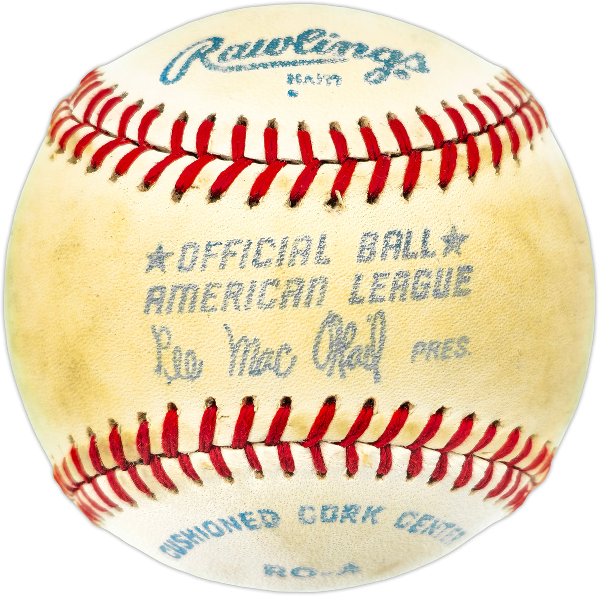 Unsigned MacPhail AL Baseball SKU #238369