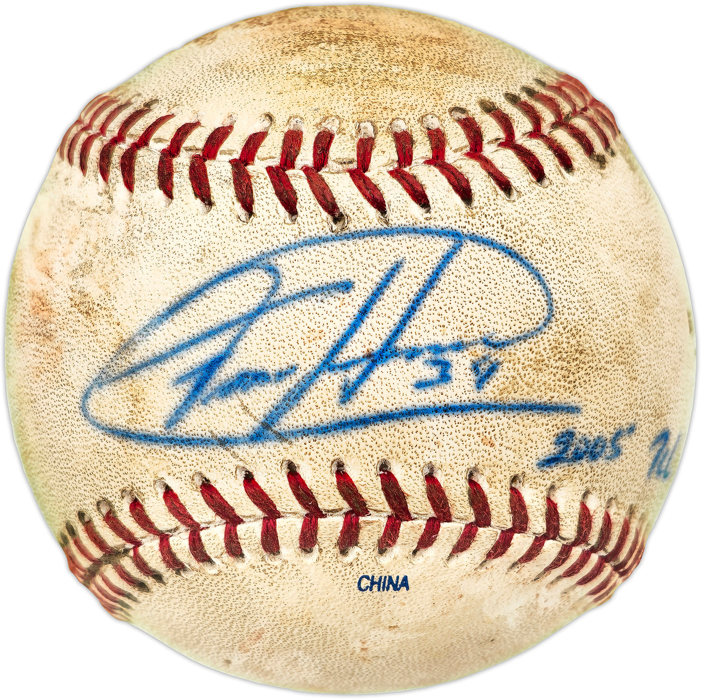 Felix Hernandez Autographed Pacific Coast League Game Used Baseball Seattle Mariners "2005 PCL Game Used" PSA/DNA #4A52835