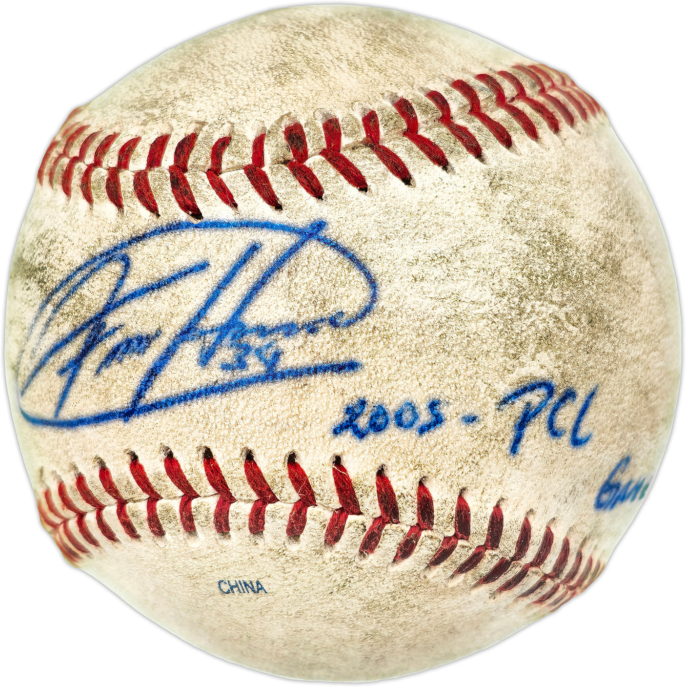 Felix Hernandez Autographed Pacific Coast League Game Used Baseball Seattle Mariners "2005 PCL Game Used" PSA/DNA #4A52843