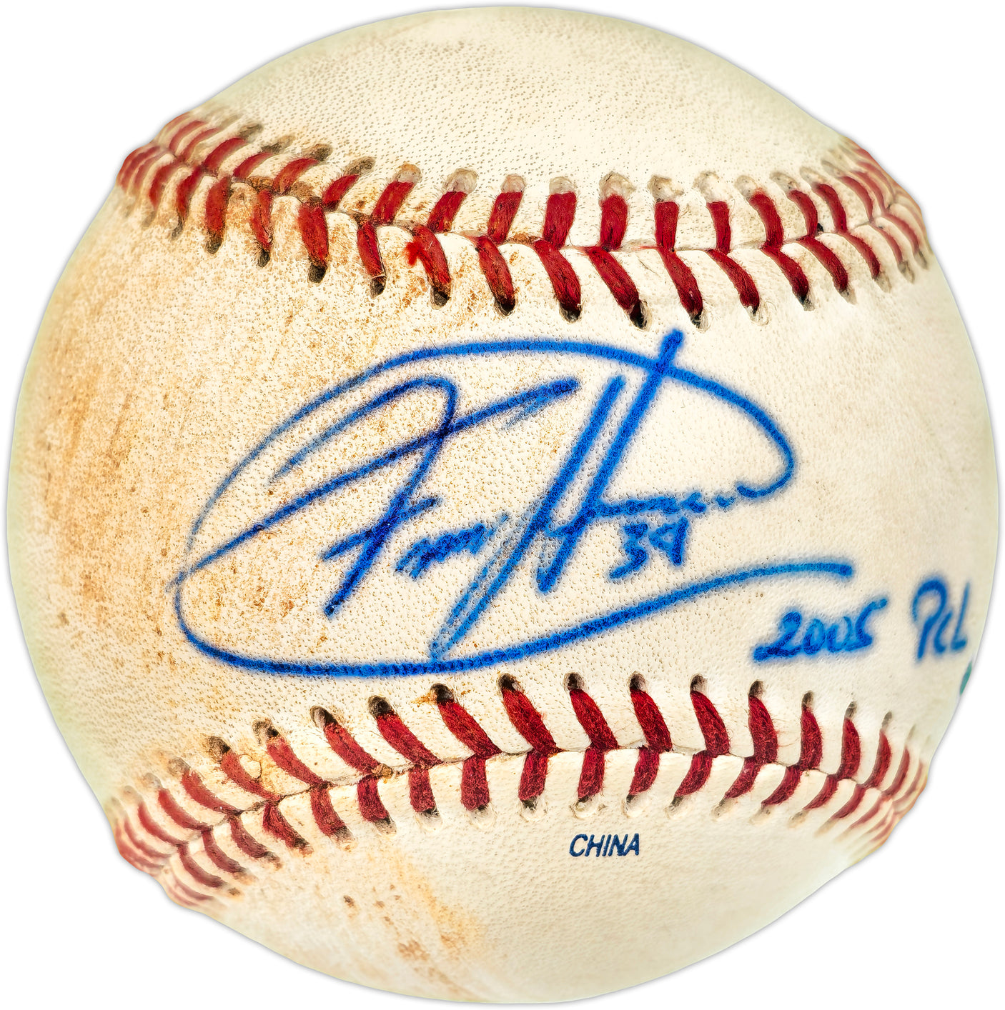 Felix Hernandez Autographed Pacific Coast League Game Used Baseball Seattle Mariners "2005 PCL Game Used" PSA/DNA #4A52840