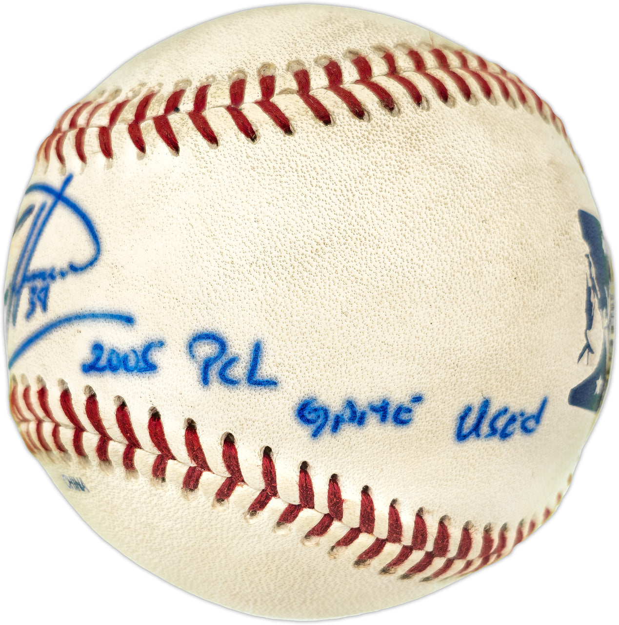 Felix Hernandez Autographed Pacific Coast League Game Used Baseball Seattle Mariners "2005 PCL Game Used" PSA/DNA #4A52840