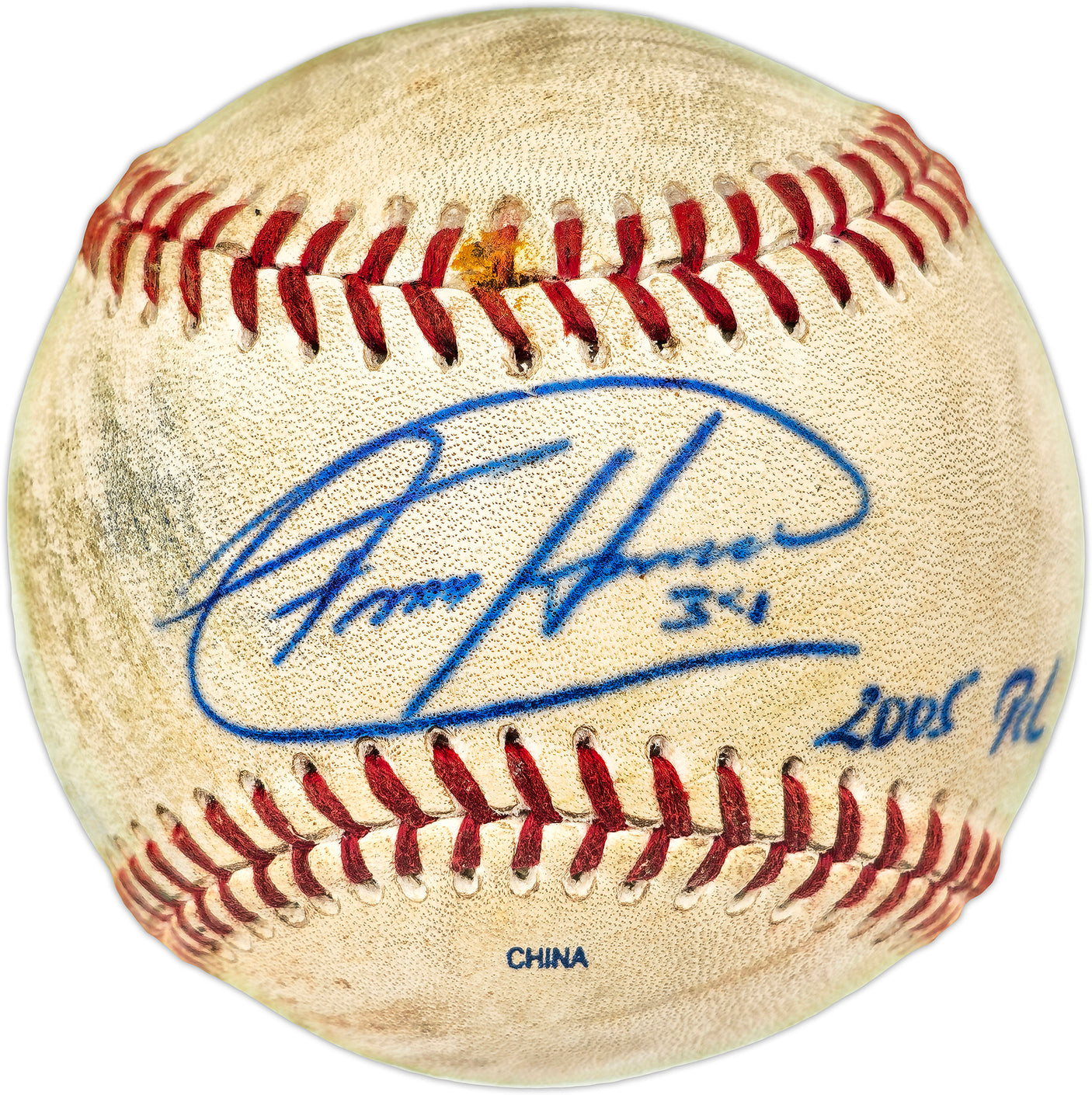 Felix Hernandez Autographed Pacific Coast League Game Used Baseball Seattle Mariners "2005 PCL Game Used" PSA/DNA #4A52833