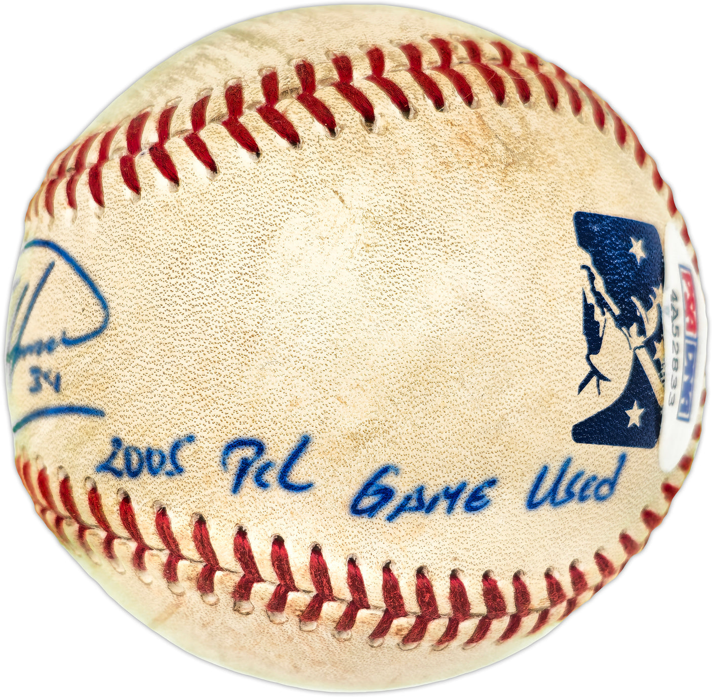 Felix Hernandez Autographed Pacific Coast League Game Used Baseball Seattle Mariners "2005 PCL Game Used" PSA/DNA #4A52833