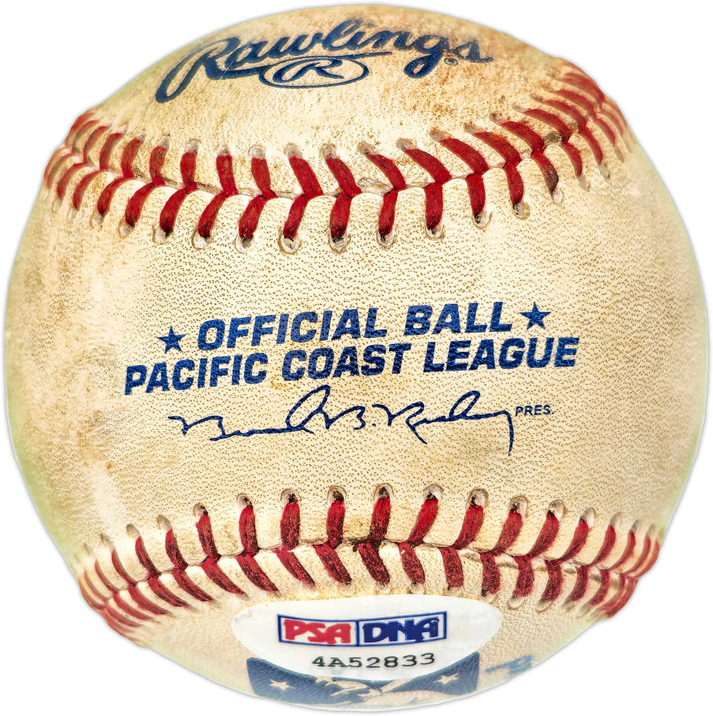 Felix Hernandez Autographed Pacific Coast League Game Used Baseball Seattle Mariners "2005 PCL Game Used" PSA/DNA #4A52833