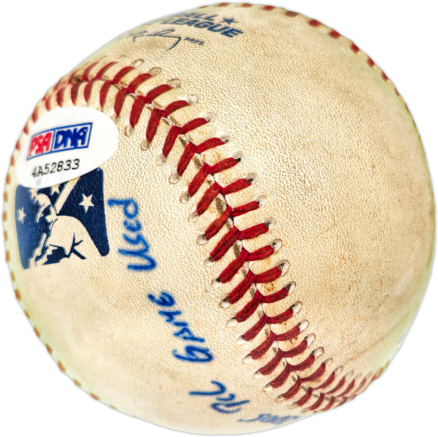 Felix Hernandez Autographed Pacific Coast League Game Used Baseball Seattle Mariners "2005 PCL Game Used" PSA/DNA #4A52833