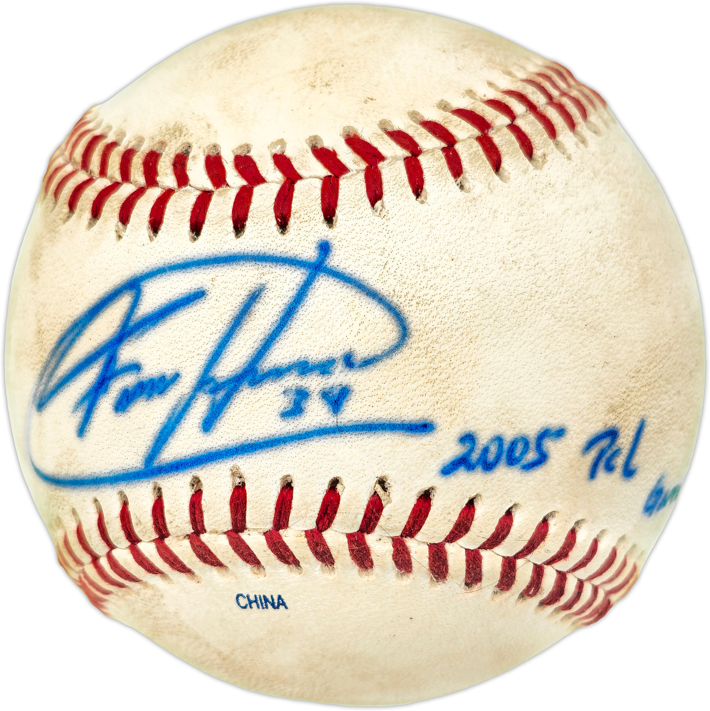 Felix Hernandez Autographed Pacific Coast League Game Used Baseball Seattle Mariners "2005 PCL Game Used" PSA/DNA #4A52837