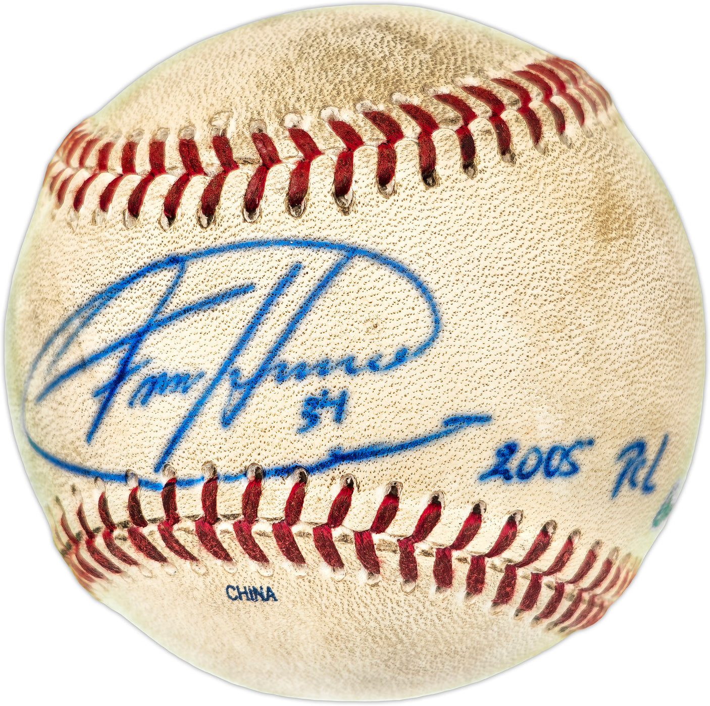 Felix Hernandez Autographed Pacific Coast League Game Used Baseball Seattle Mariners "2005 PCL Game Used" PSA/DNA #4A52842