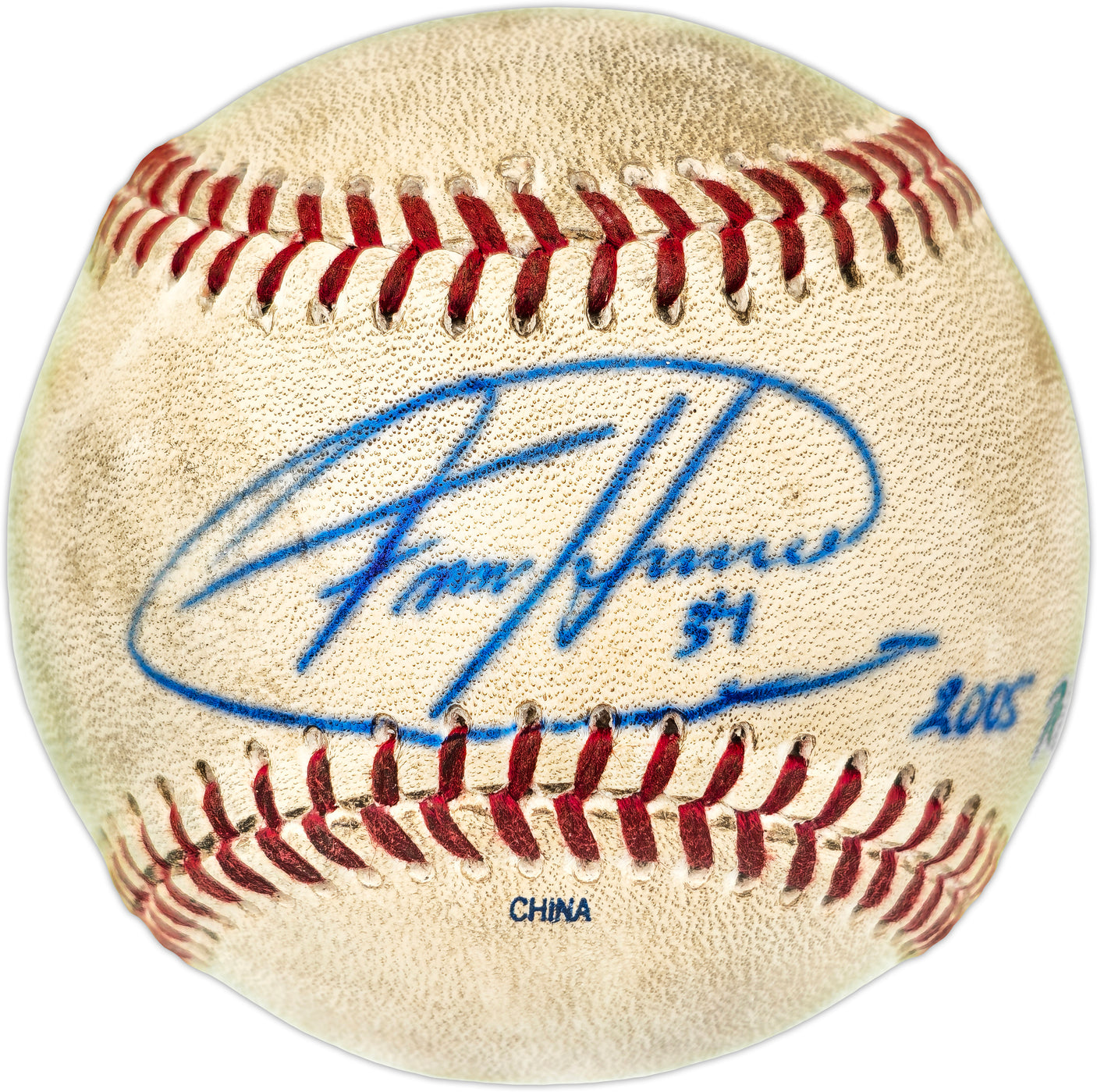 Felix Hernandez Autographed Pacific Coast League Game Used Baseball Seattle Mariners "2005 PCL Game Used" PSA/DNA #4A52842