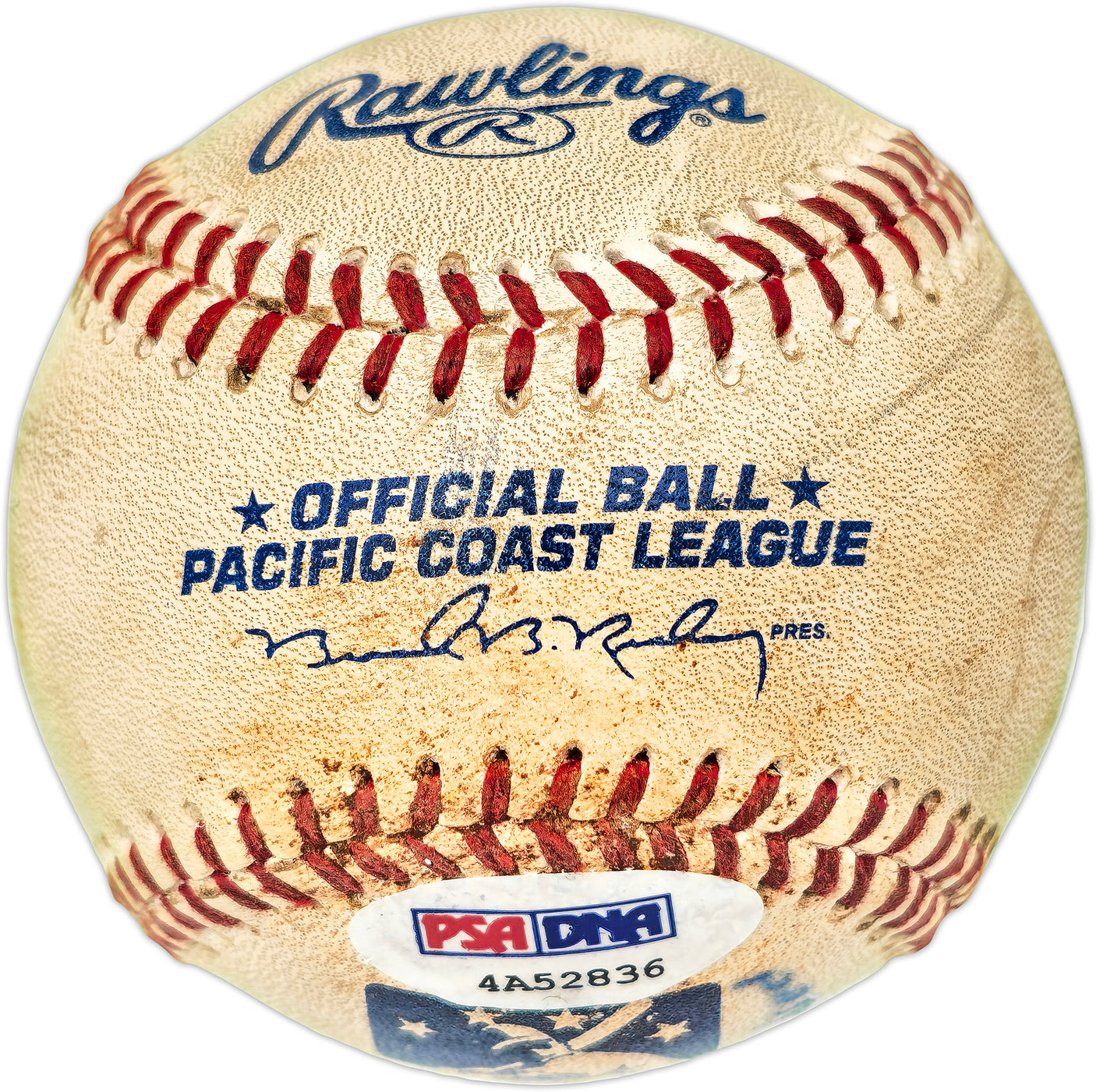 Felix Hernandez Autographed Pacific Coast League Game Used Baseball Seattle Mariners "2005 PCL Game Used" PSA/DNA #4A52836