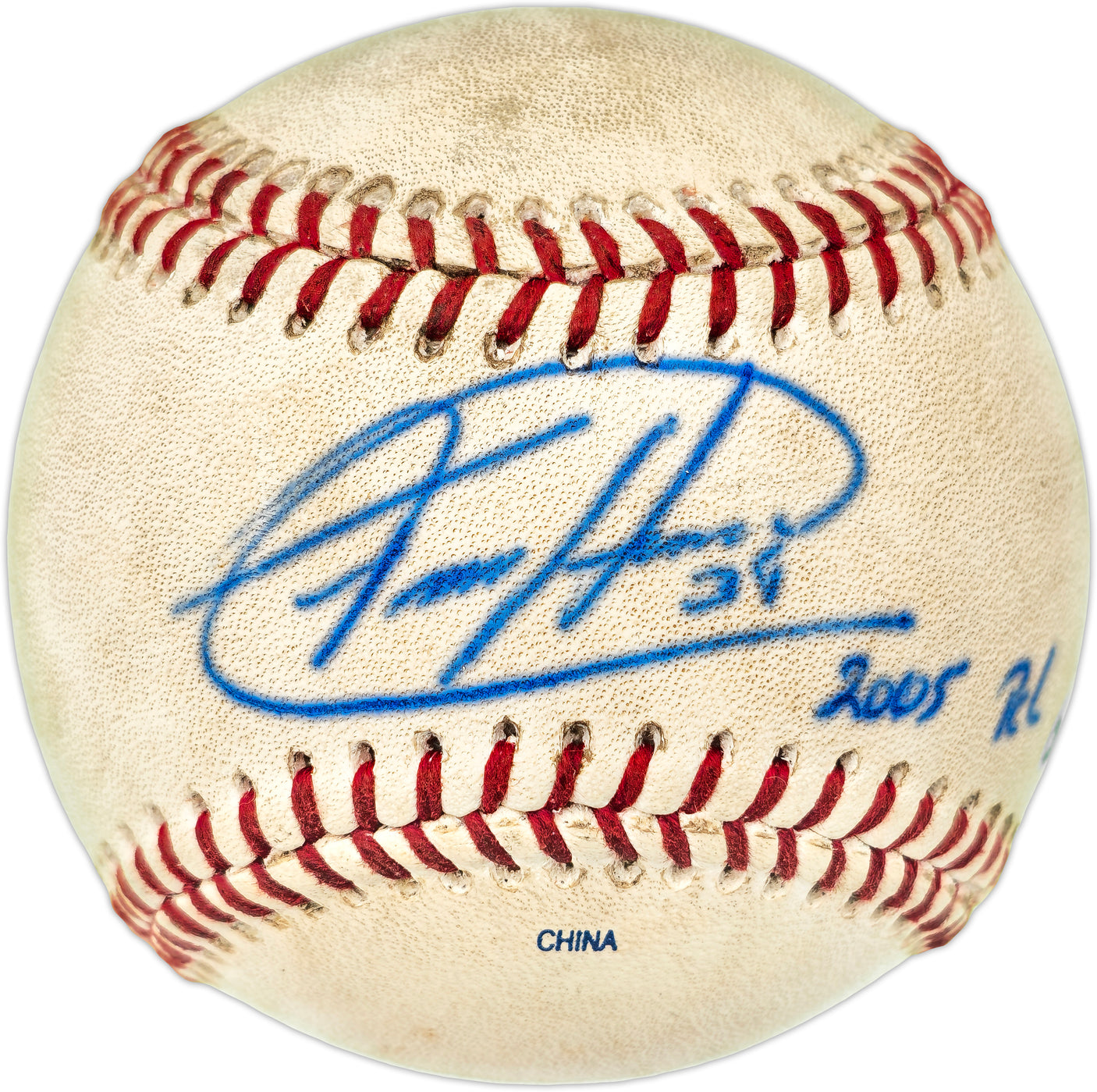 Felix Hernandez Autographed Pacific Coast League Game Used Baseball Seattle Mariners "2005 PCL Game Used" PSA/DNA #4A52838