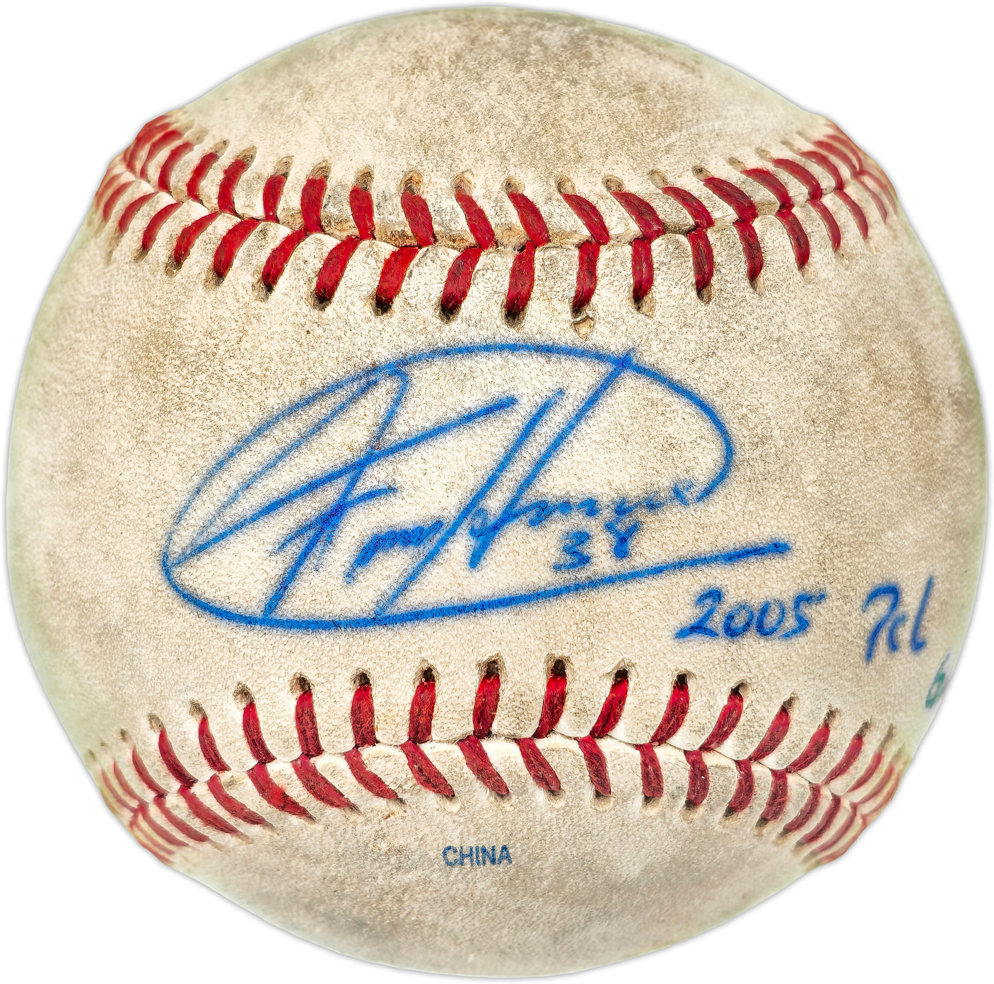 Felix Hernandez Autographed Pacific Coast League Game Used Baseball Seattle Mariners "2005 PCL Game Used" PSA/DNA #4A52844