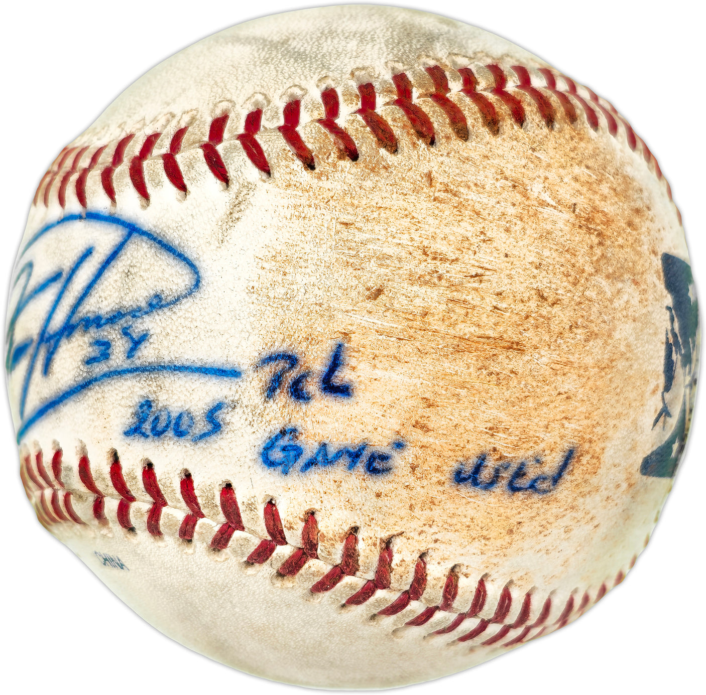 Felix Hernandez Autographed Pacific Coast League Game Used Baseball Seattle Mariners "2005 PCL Game Used" PSA/DNA #4A52834