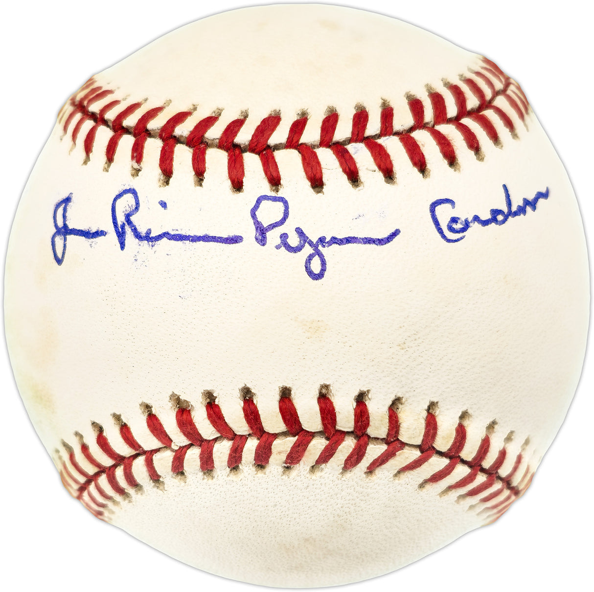 Juan Pizarro Autographed Official NL Baseball Milwaukee Braves Full Name JSA #H03921