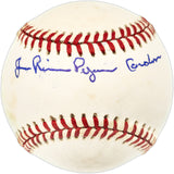 Juan Pizarro Autographed Official NL Baseball Milwaukee Braves Full Name JSA #H03921