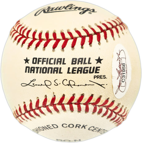 Frank Torre Autographed Official NL Baseball Milwaukee Braves "57 Braves" JSA #C31956