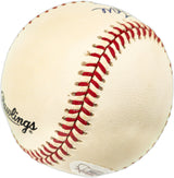 Frank Torre Autographed Official NL Baseball Milwaukee Braves "57 Braves" JSA #C31956