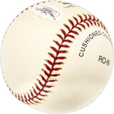 Red Murff Autographed Official NL Baseball Milwaukee Braves "57 Braves" JSA #D82826
