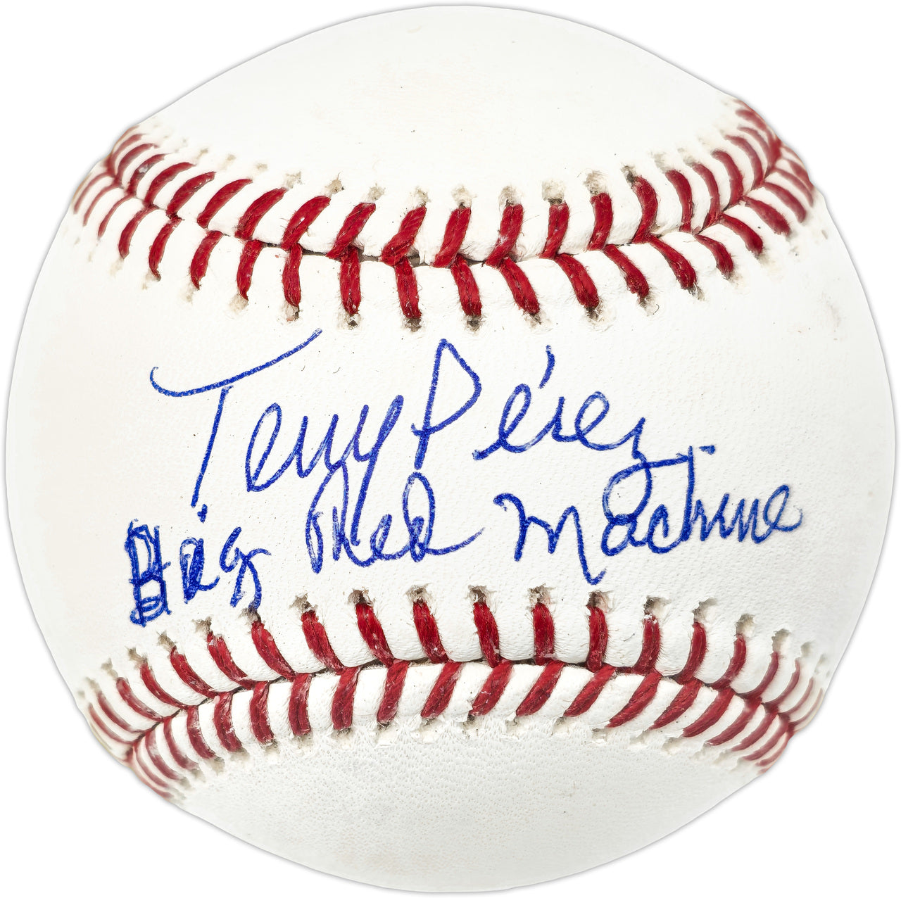 Tony Perez Autographed Official MLB Baseball Cincinnati Reds "Big Red Machine" Beckett BAS Witness #W086276