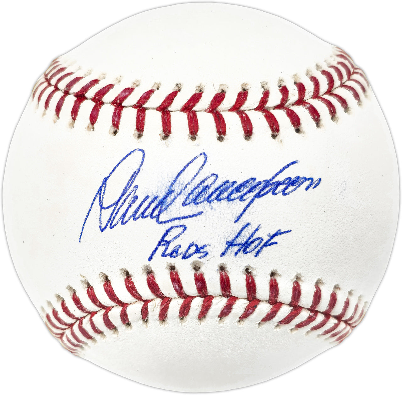 Dave Concepcion Autographed Official MLB Baseball Cincinnati Reds "Reds HOF" (Smudged) Beckett BAS Witness #W529088