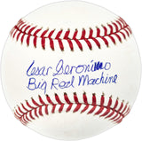 Cesar Geronimo Autographed Official MLB Baseball Cincinnati Reds "Big Red Machine" Beckett BAS Witness #WZ49186