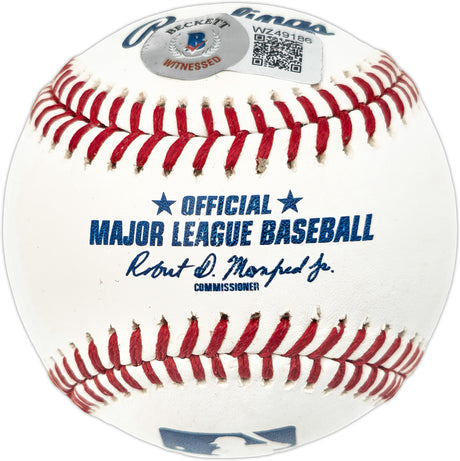 Cesar Geronimo Autographed Official MLB Baseball Cincinnati Reds "Big Red Machine" Beckett BAS Witness #WZ49186