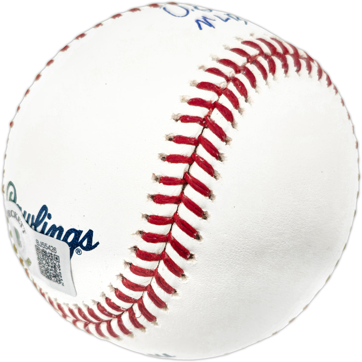 Oneil Cruz Autographed Official MLB Baseball Pittsburgh Pirates "MLB Debut 10-2-21" (Smudged) Beckett BAS QR #BJ55426