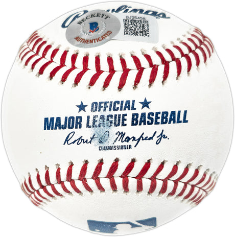 Oneil Cruz Autographed Official MLB Baseball Pittsburgh Pirates "The Monkey" Beckett BAS QR #BJ55456