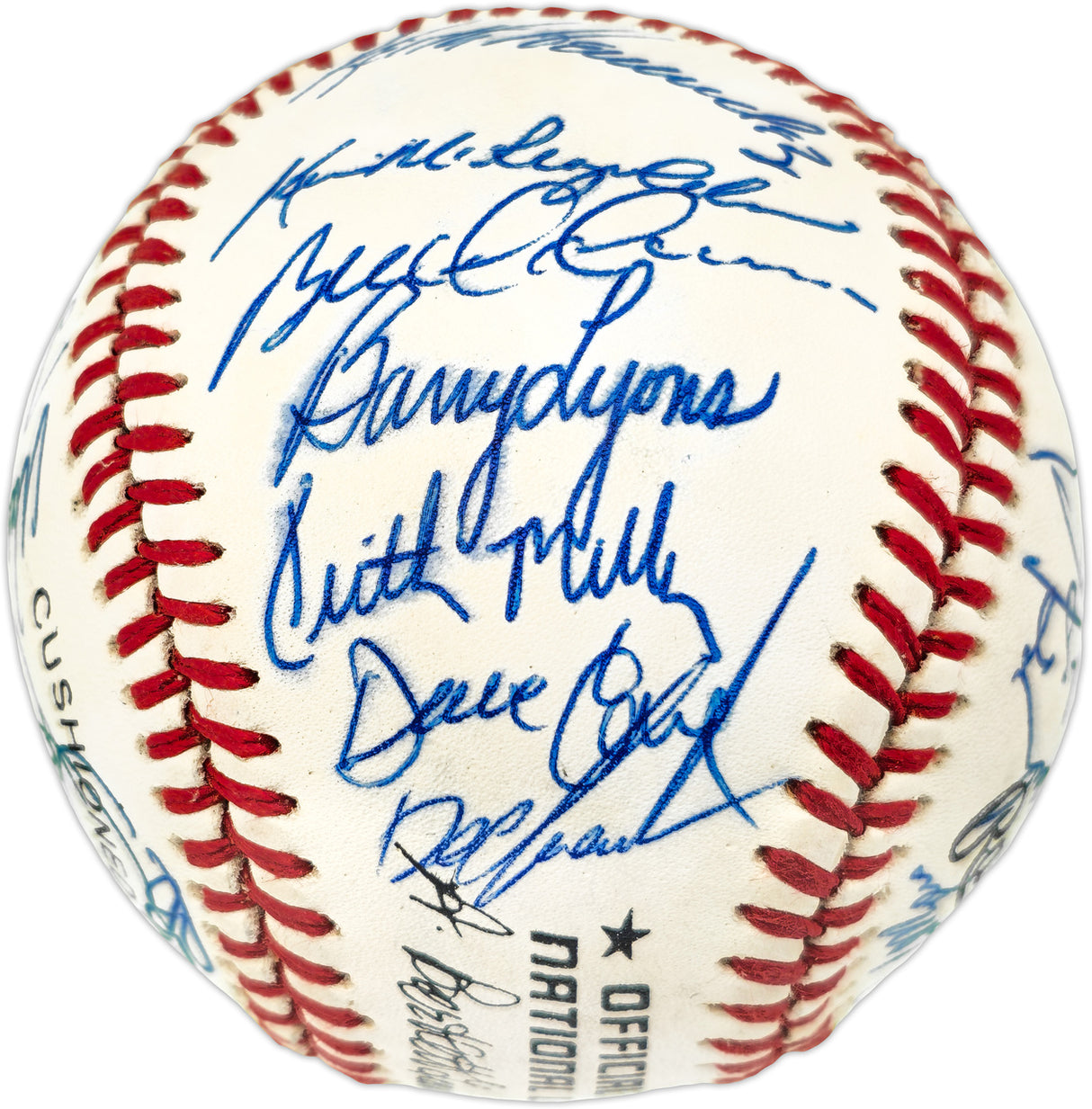 1986 New York Mets Team Autographed Official NL Baseball With 31 Signatures Including Gary Carter PSA/DNA #W03530