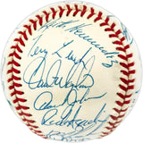 1986 New York Mets Team Autographed Official NL Baseball With 31 Signatures Including Gary Carter PSA/DNA #W03527