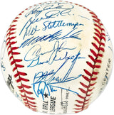 1986 New York Mets Team Autographed Official NL Baseball With 29 Signatures Including Gary Carter PSA/DNA #W03525