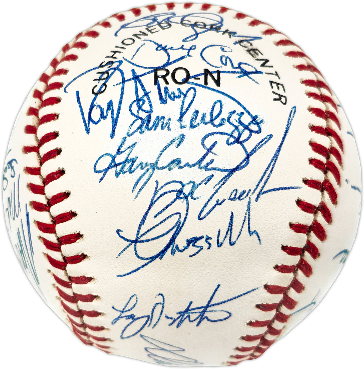 1986 New York Mets Team Autographed Official NL Baseball With 31 Signatures Including Gary Carter PSA/DNA #W03533