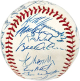 1986 New York Mets Team Autographed Official NL Baseball With 29 Signatures Including Gary Carter PSA/DNA #W03524