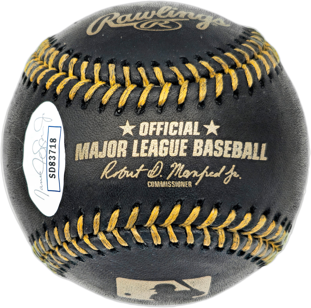 Vladimir Guerrero Jr. Autographed Official Black MLB Baseball Toronto Blue Jays JSA #SD83718