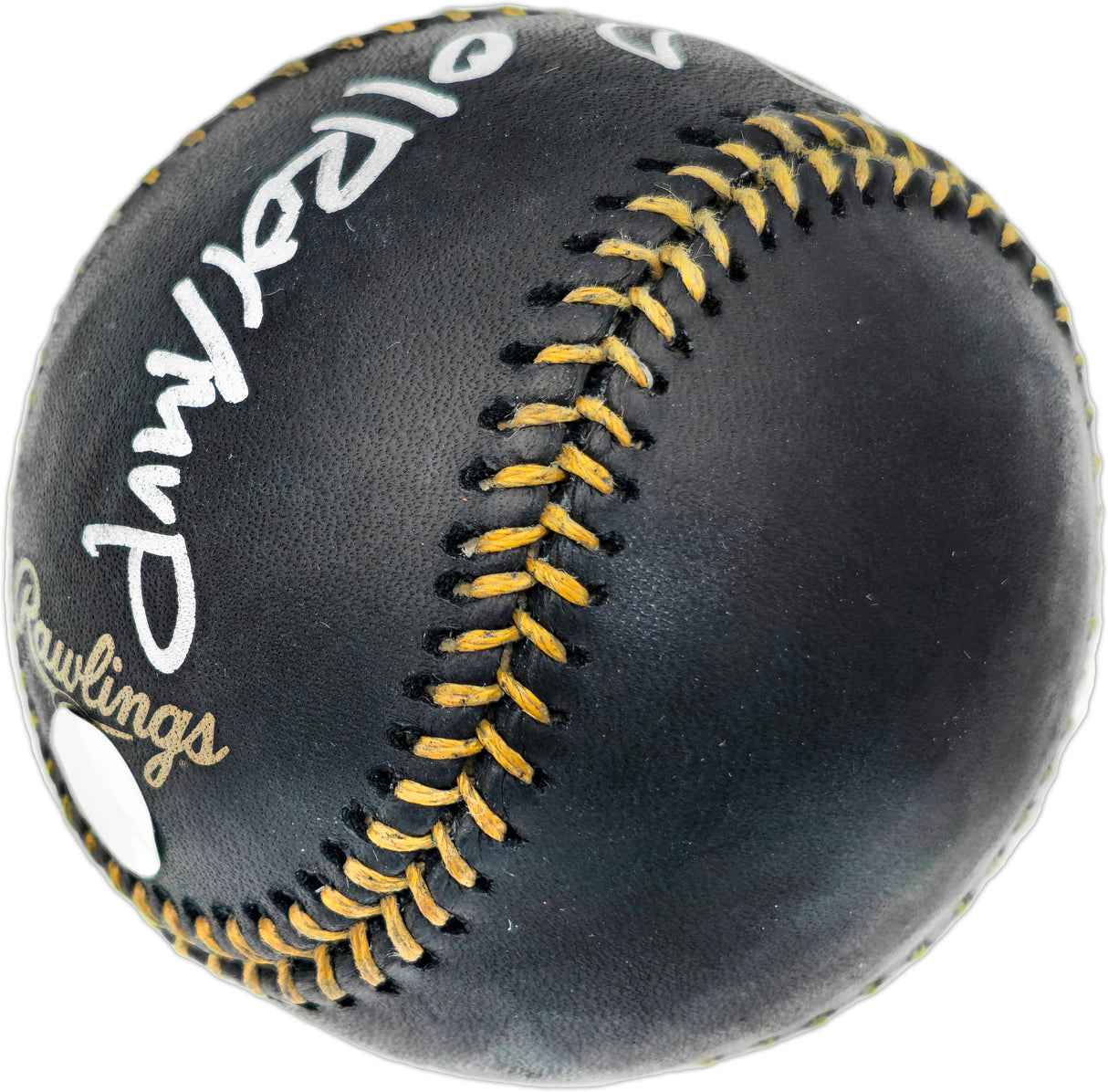 Ichiro Suzuki Autographed Official Black MLB Baseball Seattle Mariners "01 ROY/MVP" IS Holo SKU #237476