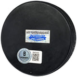 Mark Pavelich Autographed 1980 Miracle on Ice Logo Hockey Puck Team USA #3/50 Beckett BAS QR #BN93405