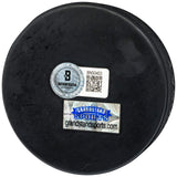 Dave Christian Autographed 1980 Miracle on Ice Logo Hockey Puck Team USA #3/50 Beckett BAS QR #BN93403