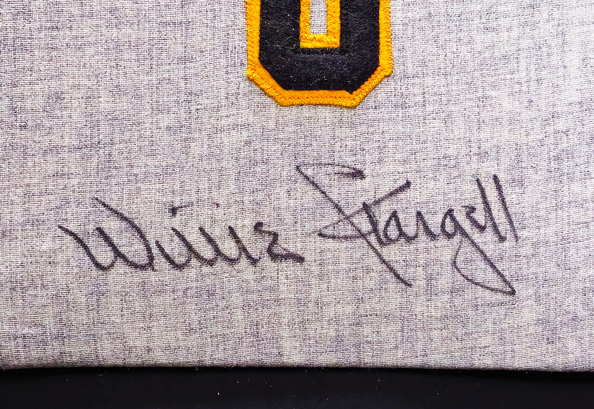 Pittsburgh Pirates Willie Stargell Autographed Framed Grey Authentic Mitchell & Ness Jersey JSA #XX71928