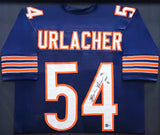 Brian Urlacher Autographed Framed Blue Jersey Chicago Bears "HOF 18" Beckett BAS QR #BH038628