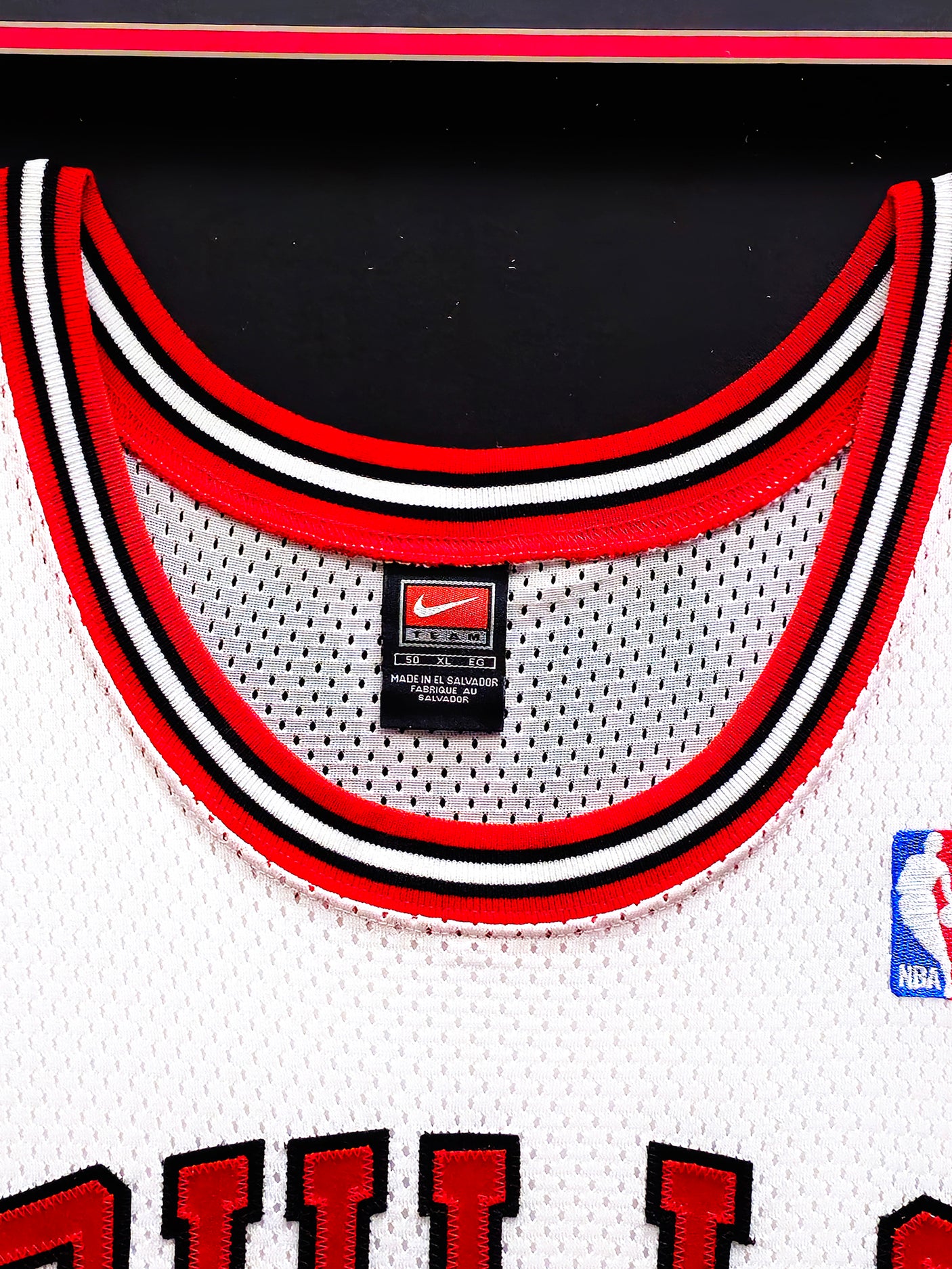 Michael Jordan Autographed Framed White Nike Jersey Chicago Bulls "Best Wishes" JSA #YY39497