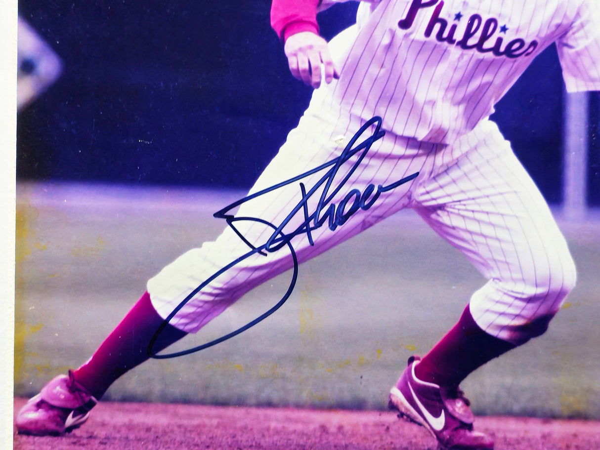 Jim Thome Autographed Framed 8x10 Photo Philadelphia Phillies Beckett BAS QR #BK08988